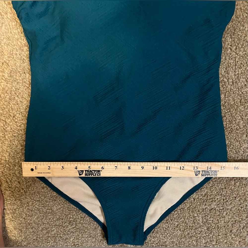 Aquamore Chlorine Resistant Deep Ocean High Neck One-Piece size 8 - Picture 14 of 16